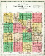 Topographical and Rural Route Map, Marshall County 1907